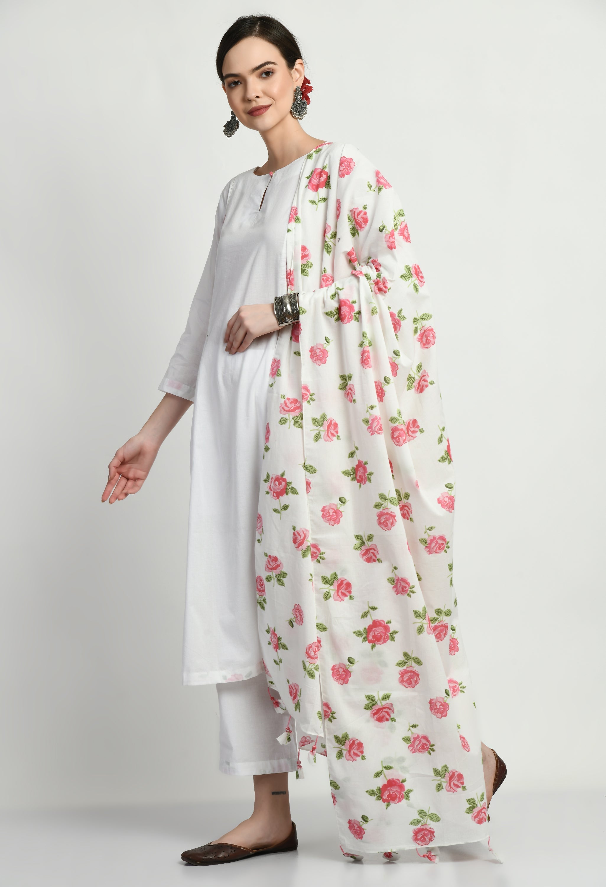 Bahar Cotton Dupatta Set | Cotton Suits with Dupatta Online